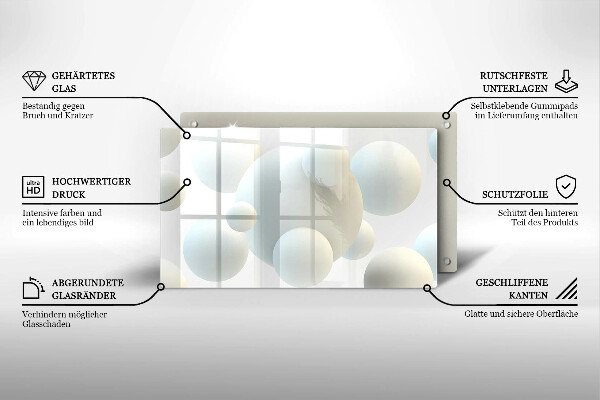 Kokkärlskydd original Moderna 3d-sfärer