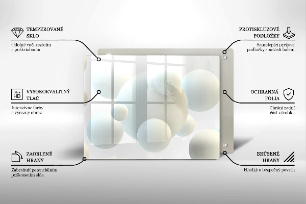 Kokkärlskydd original Moderna 3d-sfärer