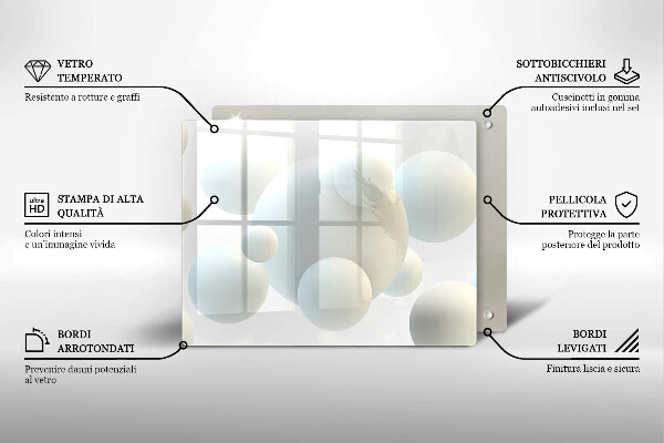 Kokkärlskydd original Moderna 3d-sfärer