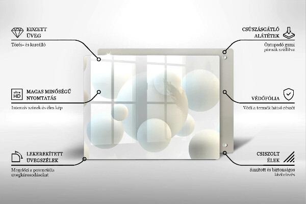 Kokkärlskydd original Moderna 3d-sfärer