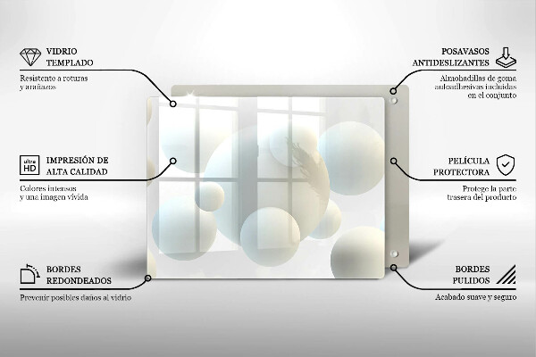 Kokkärlskydd original Moderna 3d-sfärer
