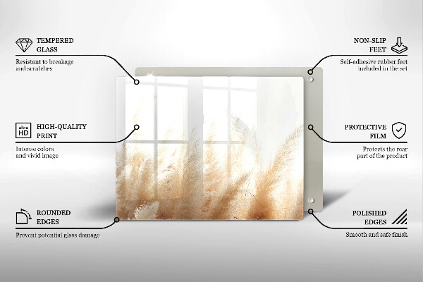 Spisskyddsplatta original Pampas gräs