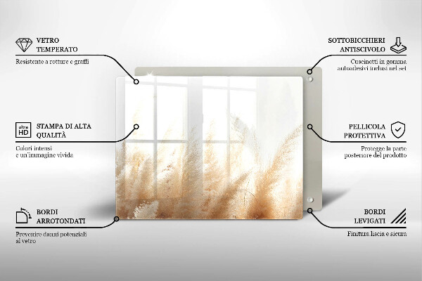 Spisskyddsplatta original Pampas gräs