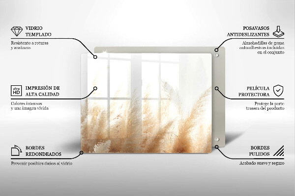 Spisskyddsplatta original Pampas gräs