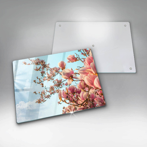 Glashällskydd original Rosa blommor träd