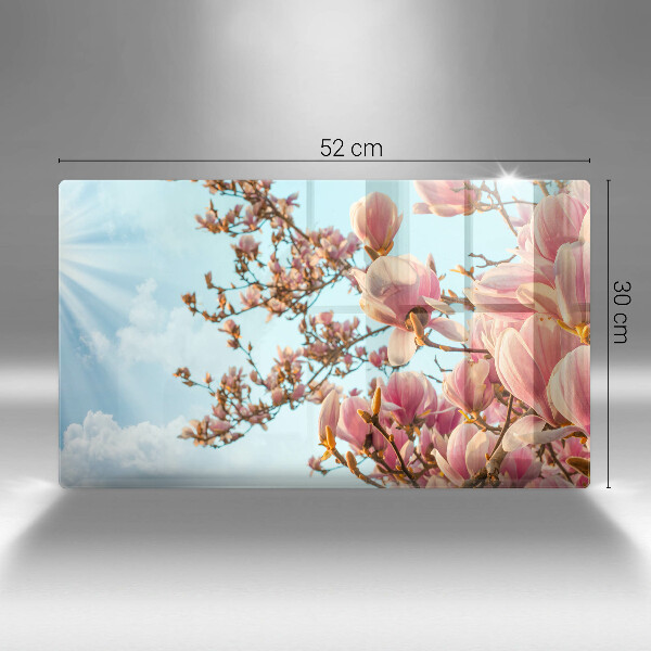 Glashällskydd original Rosa blommor träd