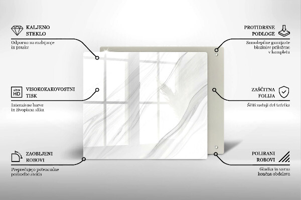 Kokkärlskydd unik Delikat marmor