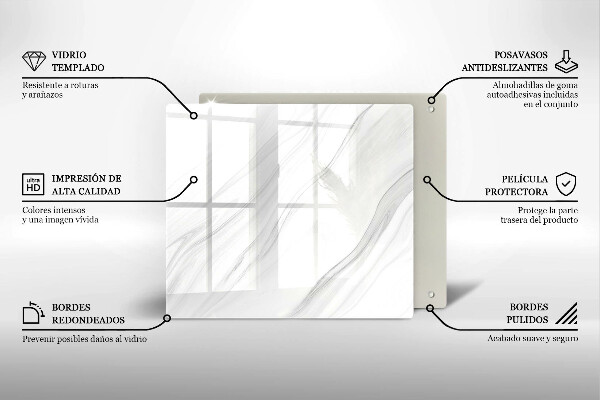 Kokkärlskydd unik Delikat marmor