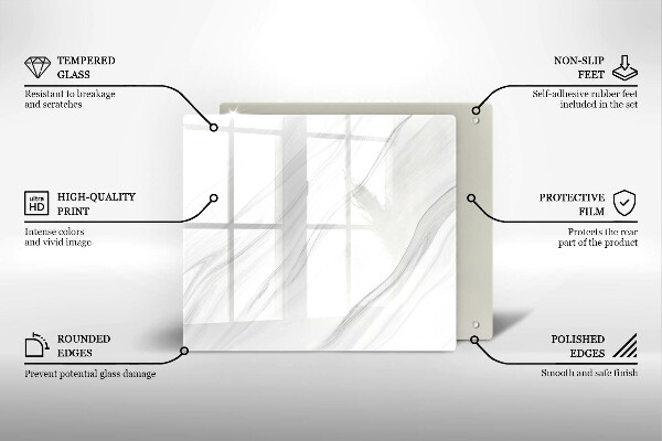 Kokkärlskydd unik Delikat marmor