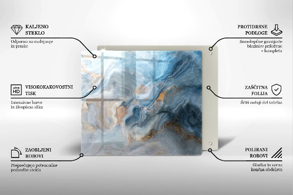 Kokkärlskydd unik Marmor textur