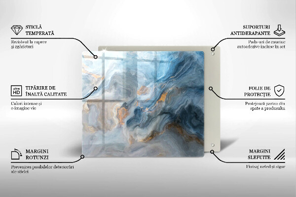 Kokkärlskydd unik Marmor textur