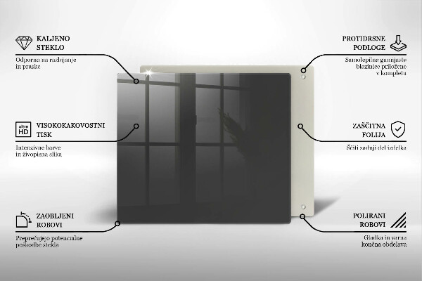 Skydd för spis unik Färg grå