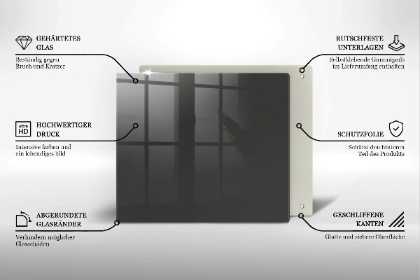 Skydd för spis unik Färg grå