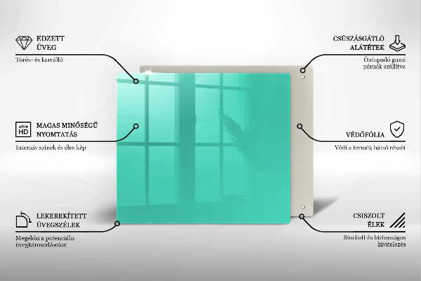 Skydd för spis unik Grön färg