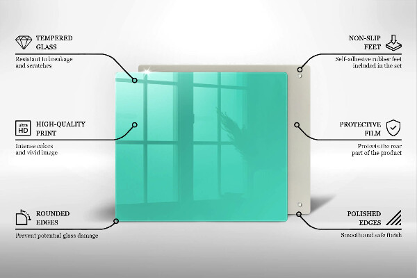 Skydd för spis unik Grön färg