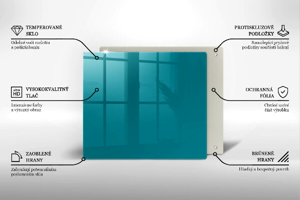 Skydd för spis unik Turkos färg