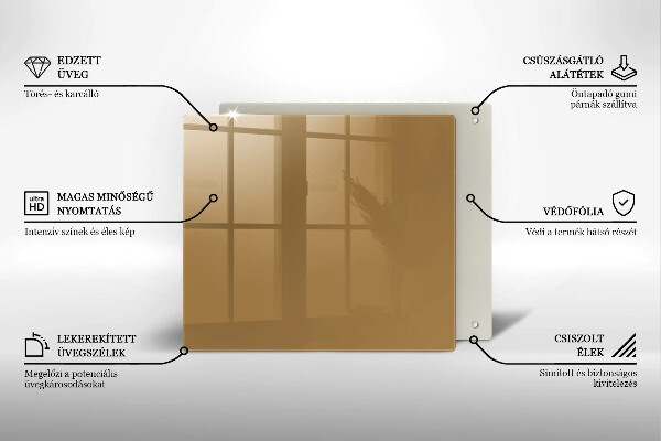 Skydd för spis unik Beige färg