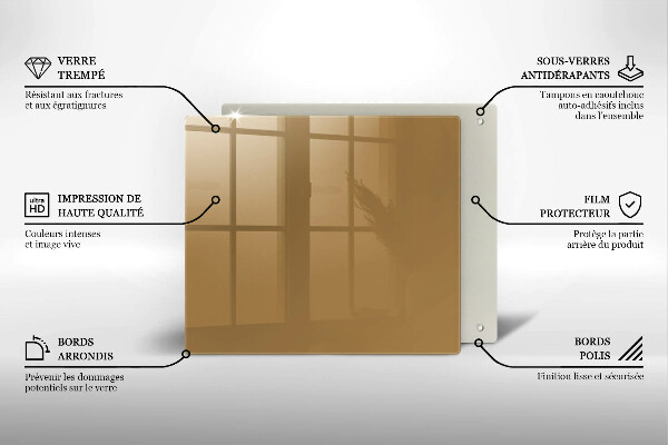 Skydd för spis unik Beige färg