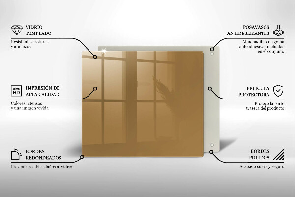 Skydd för spis unik Beige färg