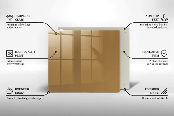 Skydd för spis unik Beige färg