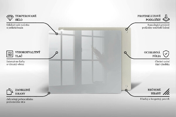 Skydd för spis unik Färg grå