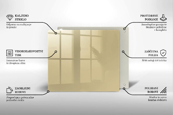 Skydd för spis unik Beige färg