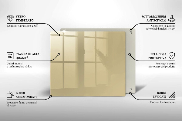 Skydd för spis unik Beige färg