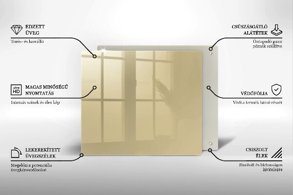 Skydd för spis unik Beige färg