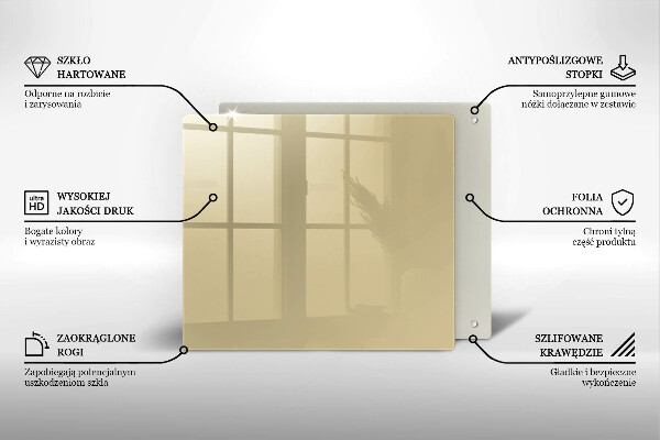 Skydd för spis unik Beige färg