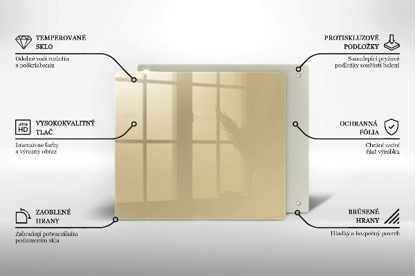 Skydd för spis unik Beige färg