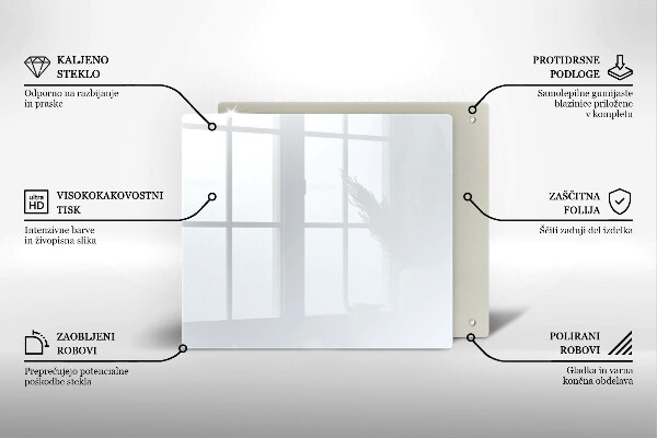 Skydd för spis unik Färg vit