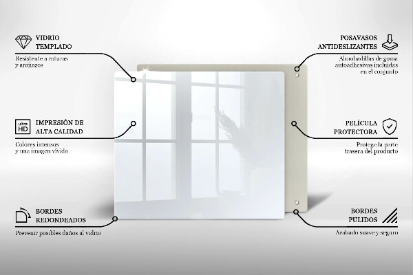 Skydd för spis unik Färg vit