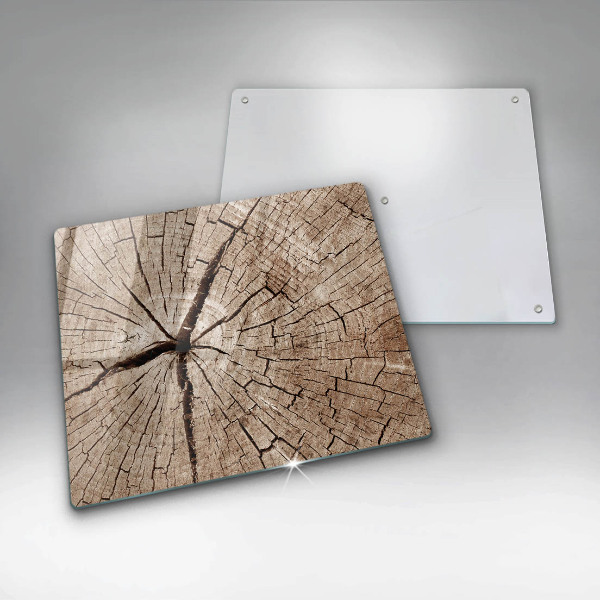 Glashällskydd unik Tvärsnitt av ett träd