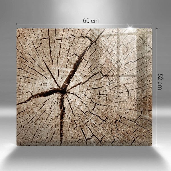 Glashällskydd unik Tvärsnitt av ett träd