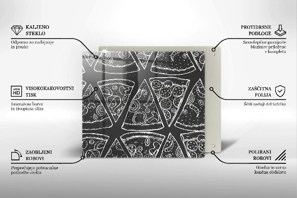 Kokkärlskydd unik Pizza illustration