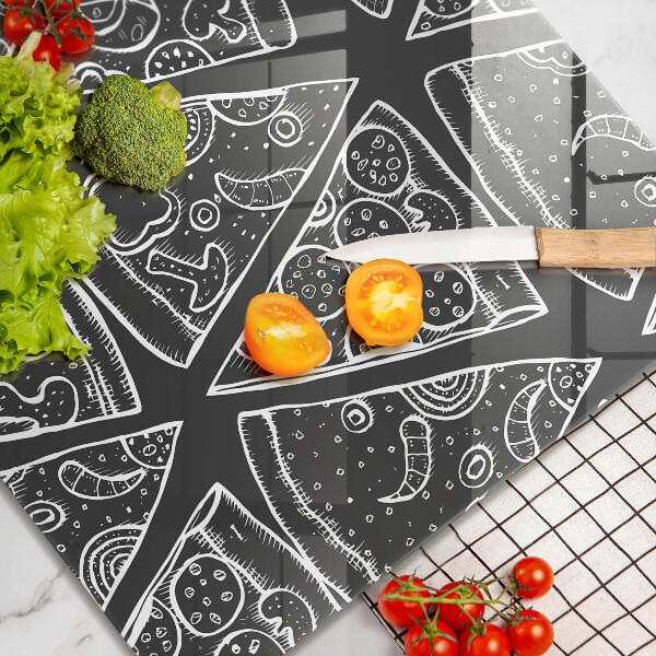 Kokkärlskydd unik Pizza illustration