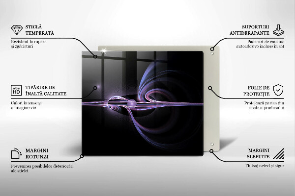 Spisskyddsplatta unik Modern abstraktion