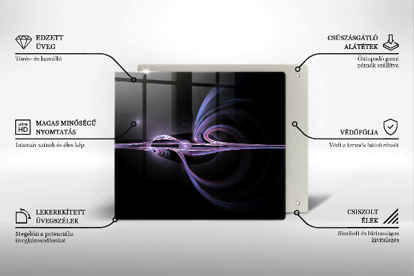 Spisskyddsplatta unik Modern abstraktion