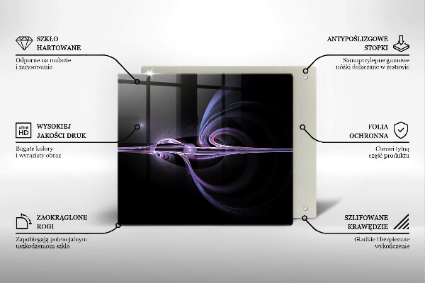 Spisskyddsplatta unik Modern abstraktion