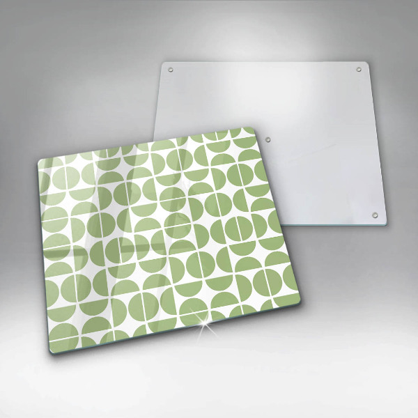 Spisskyddsplatta unik Mönster av boho-former