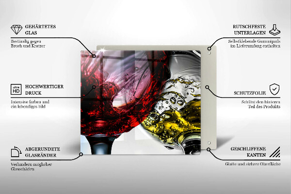 Kokkärlskydd unik Glas vin