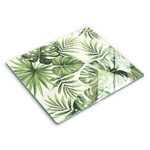 Skydd för induktionsspis unik Monstera lämnar illustration