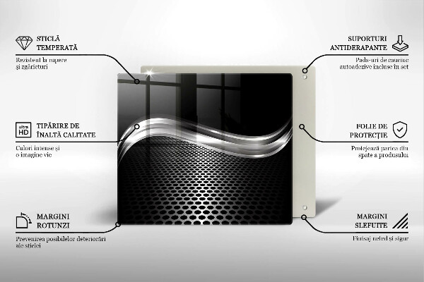 Skydd för induktionsspis unik Metallstruktur