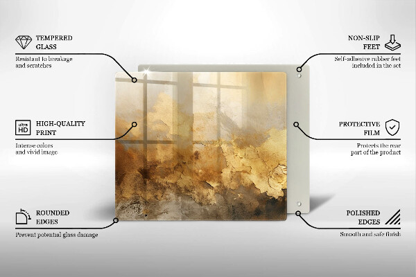 Skydd för induktionsspis unik Rik konsistens