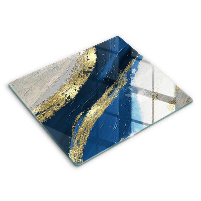 Skydd för induktionsspis unik Textur med guld