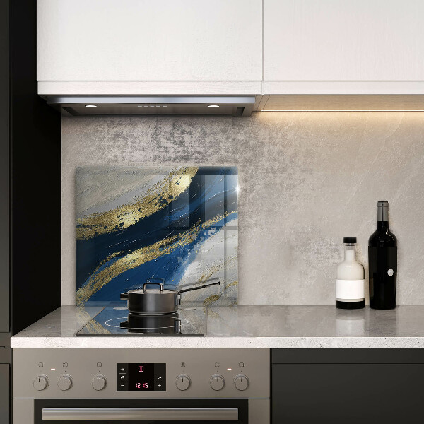 Skydd för induktionsspis unik Textur med guld