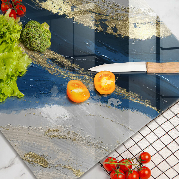 Skydd för induktionsspis unik Textur med guld