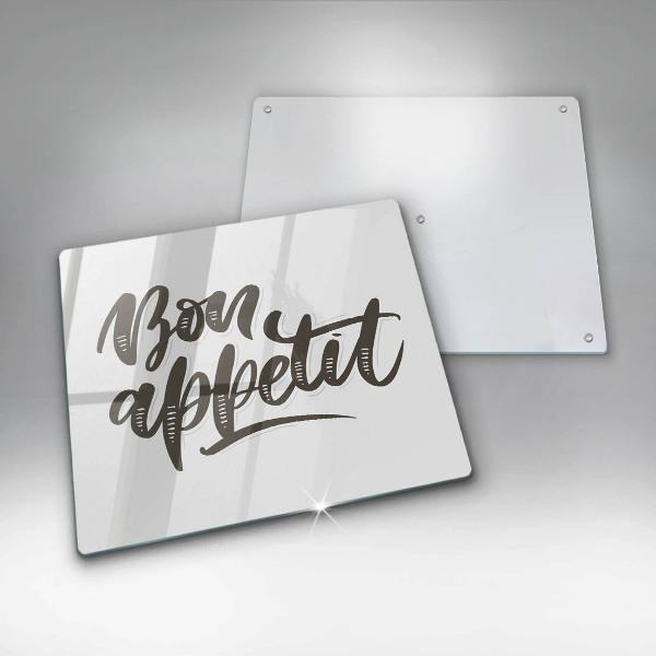 Skydd för induktionsspis unik Bon Appetit inskription