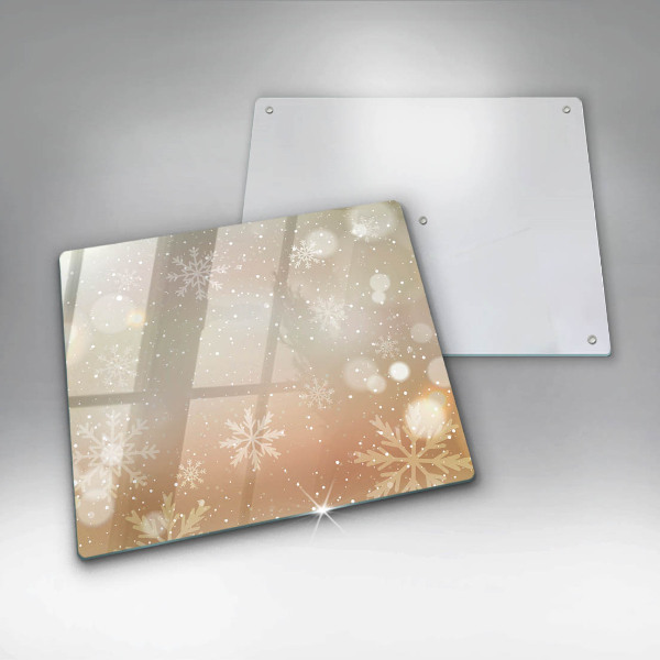 Skydd för induktionsspis unik Snöflingor