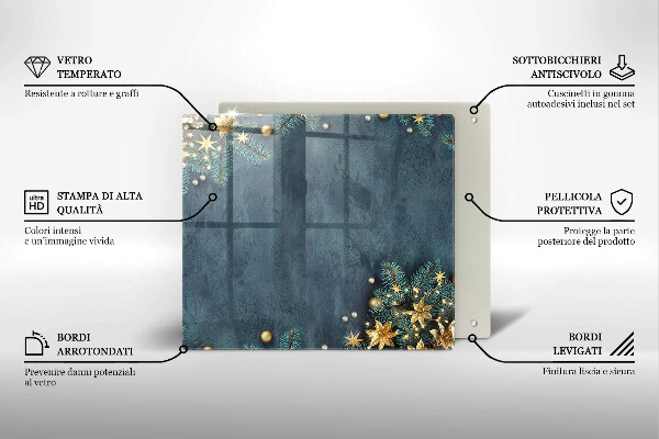 Skydd för induktionsspis unik Juldekorationer
